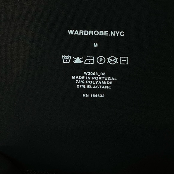 WARDROBE.NYC Biker Short, Black, Size Medium - Picture 15 of 15